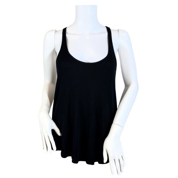 Victoria's Secret Baby Rib Racerback Black Tank SZ M $59 - Picture 2 of 10